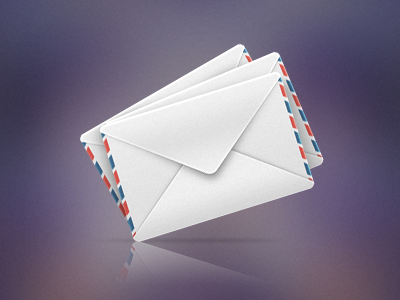 Mail 3d icon mail photoshop realistic