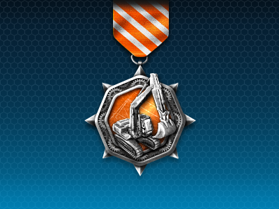 Medal for Base Construction milestone.