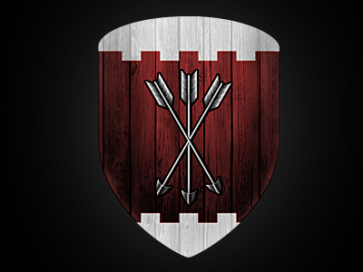 Arrows & Shield arrow design game medieval red shield war wood