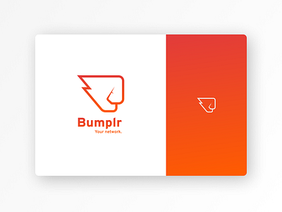 Bumplr Logo Concept app branding design logo minimalism startup