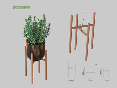 Plant Pot Stand