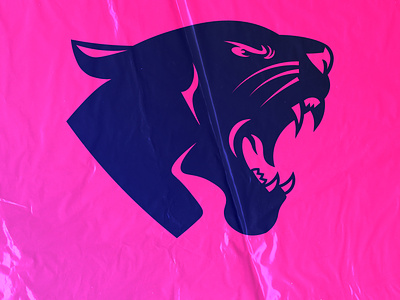 Neon Panther 1980s animal animal illustration animal logo bigcat graphic design neon colors panther predator