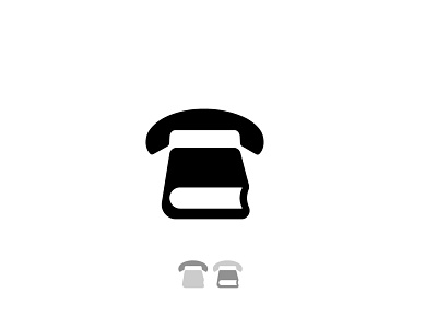 Telephone /Book book call communication contacts diary education icon identity logo school technology telephone