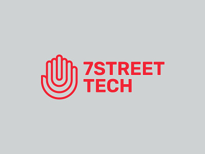 7Street Tech 6 7 brand identity branding family graphic design hand icon identity logo logo design minimalist stroke
