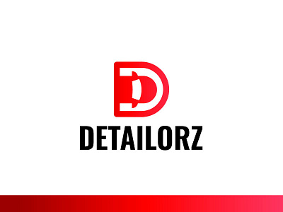 Detailorz car d graphic design icon identity logo