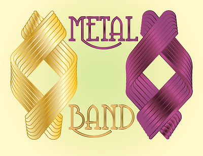 Bands Illustration artwork branding business design illustration logo shape shapes symbol vector