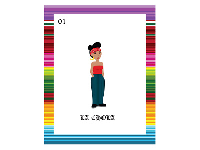 chola design flat illustration vector