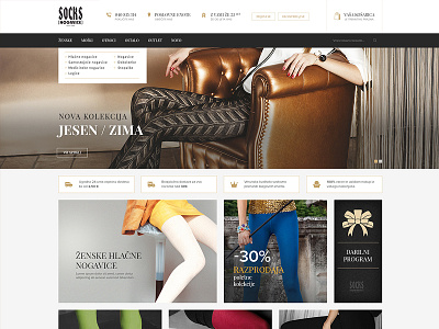 Socks store - homepage