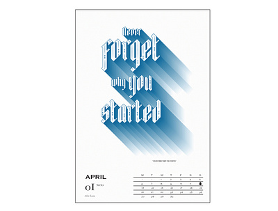 Never forget why you started design illustration typography