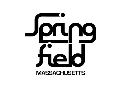 Springfield design massachusetts print springfield typography