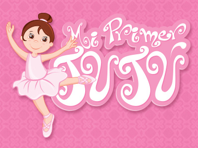 Logo Mi Primer Tutú ballet illustration logo tutu