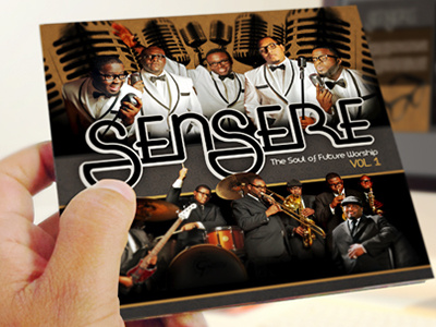 CD Sensere Music cd design packaging