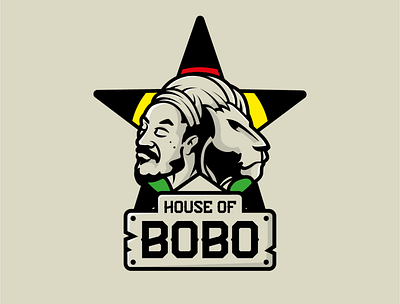 House of Bobo brand design logo rasta