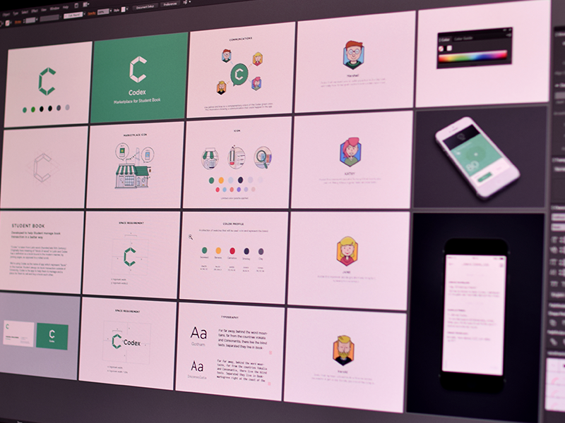 Codex Brand Board By Budi Tanrim On Dribbble