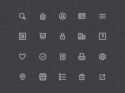 Icon Set budi icon icon iconography line set
