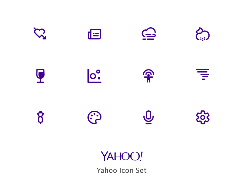 Yahoo Icon Set