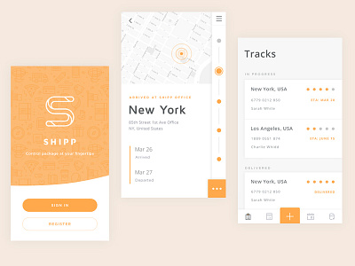 Shipp app - Tracking