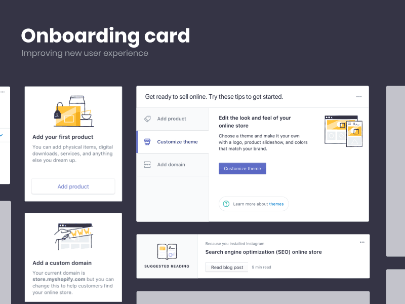 Onboarding card card onboarding responsive task