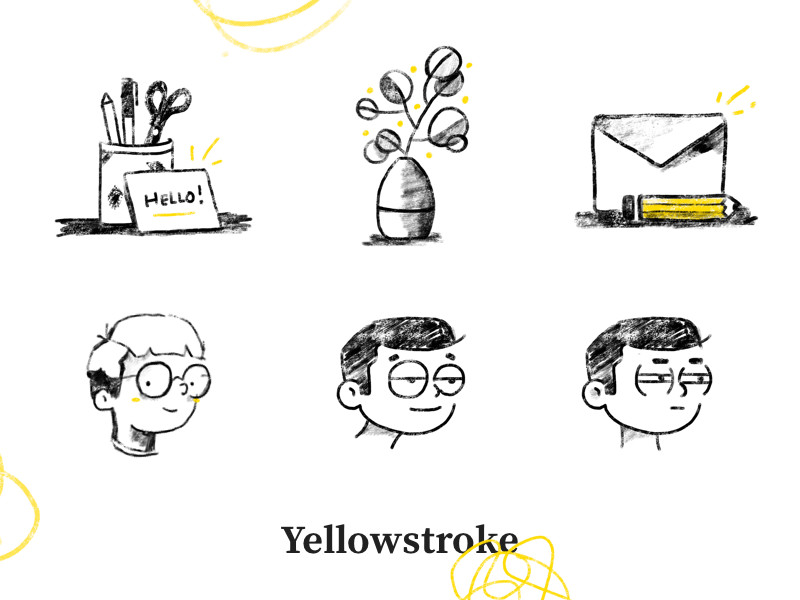 yellowstroke.com - illustration
