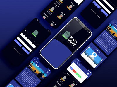 Find a Grave App adobexd figma mobile design mobile ui web design website