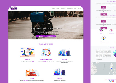 Delivery Express adobe xd figma ui ux ui design ux design web design website website design