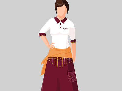 Harad: Uniforms for a restaurant arabia asia illustration restaurant uniform