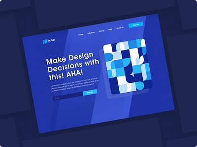 Make Design Decisions AHA! design figma figmadesign ui