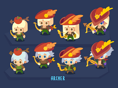Archer - Epic Hero character design illustration vector