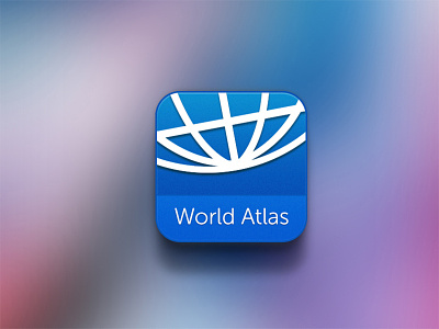 App Icon app icon atlas blue icon ios ipad iphone mobile application