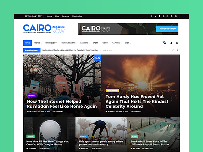 Cairo - Multi-Purpose Magazine & Blog WordPress Theme