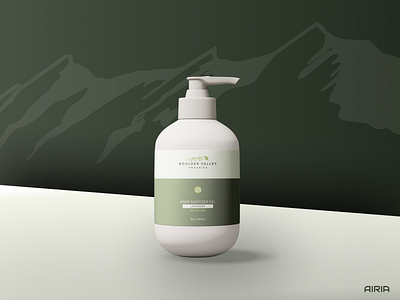 CBD Hand Sanitizer Gel by Josh Hoeg for Airia Creative on Dribbble