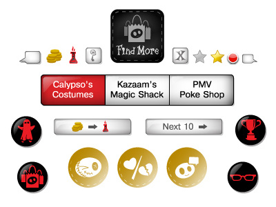 Poke My Voodoo 2 - Icons & Buttons