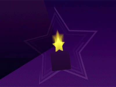 Star Bounce after animation bounce box colorful dazzle effects motion design motion graphic squash star stretch