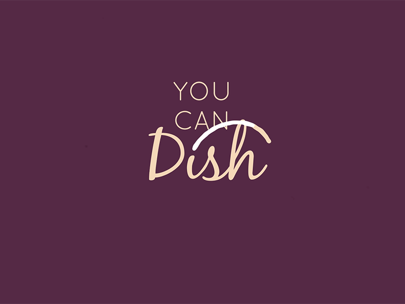 You Can Dish It - title animation loop animation intro lettering animation logo logo animation loop motion design motion graphics secondary animation title typography