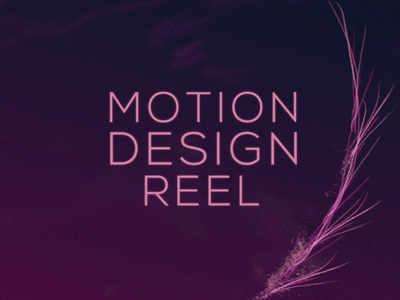Motion Design Reel - animated graphics after effects animation branch demo reel feather illustration intro motion design reel wind