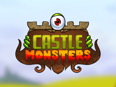 Castle monsters game logo castle decean game logo monsters nelutu