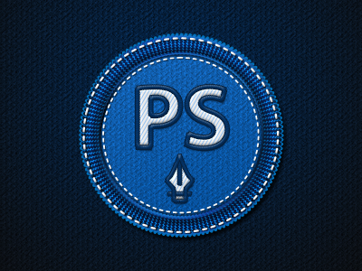 Photoshop badge badge decean icon nelutu photoshop psd