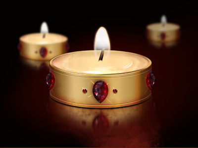 Candle icon - free psd