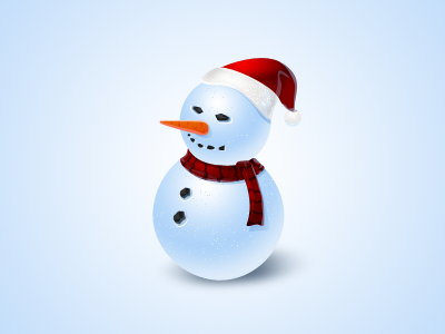Snowman icon - free psd