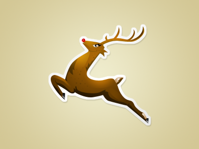 Reindeer icon - free psd christmas decean free freebies icon illustration nelutu photoshop psd reindeer rudolf xmax