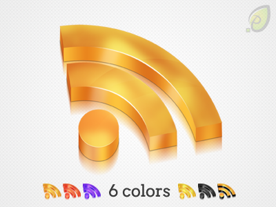 free 3d Rss Icons