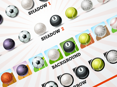 Sport Ball Icons - Free ball balls baseball basketball bowling football golf icons pool sport tennis voleyball