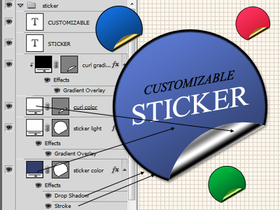 Customizable Sticker - Free psd customizable decean download free freebie icon nelutu pixtea psd sticker