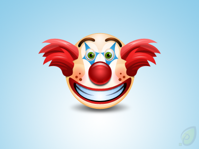 Clown Icon - Free PSD and PNG clown decean download freebie fun icon illustration kids nelutu party photoshop pixtea png psd