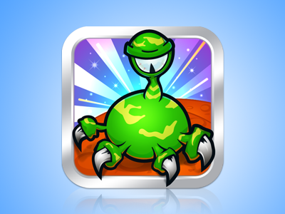 Space Game App Icon app design game icon space