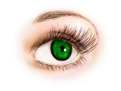 Eye digital painting decean digital eye illustration nelutu painting photoshop