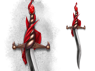 Dagger digital painting