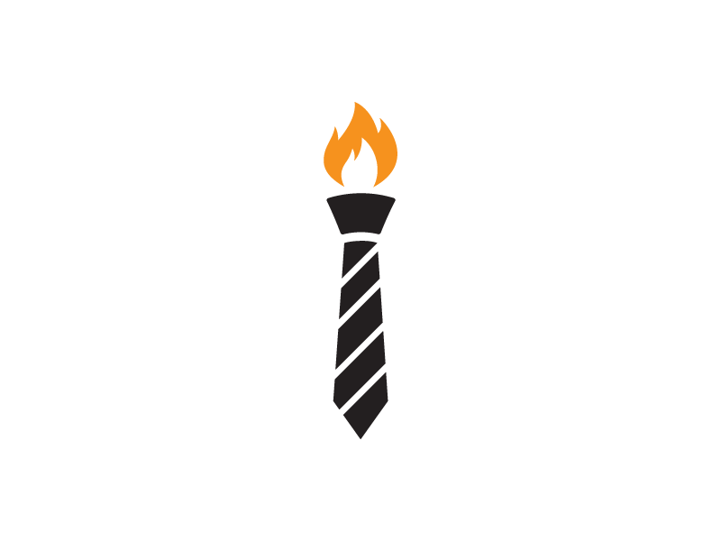 IBA Leadership Club Identity brand business club design development fire identity leadership logo tie torch