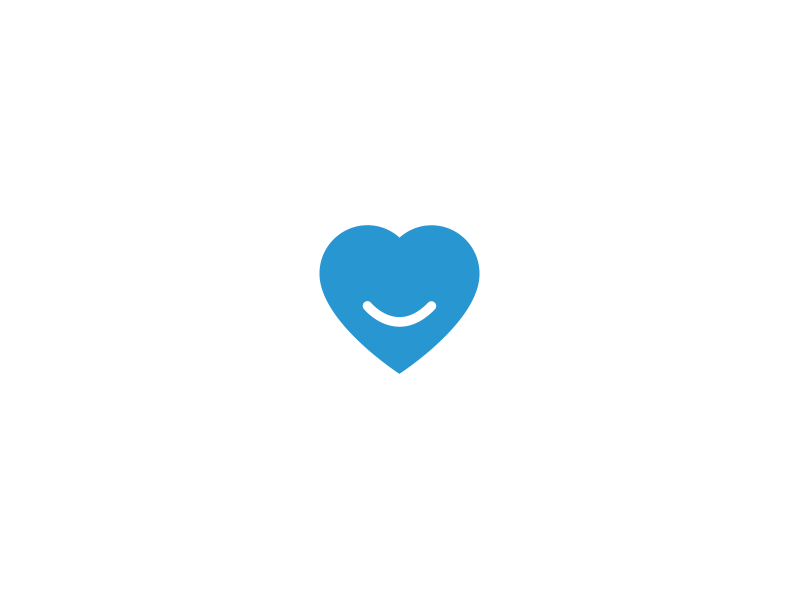 Checkup Identity brand branding design health healthcare heart identity logo mark medicine minimalistic logos smile
