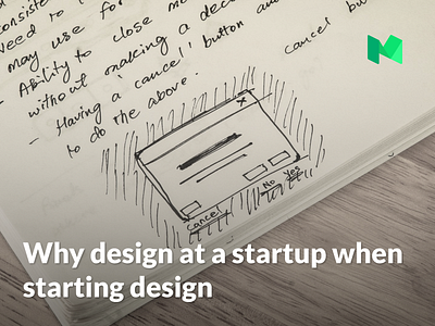 Why design at a startup when starting design blog design internship medium post startup tech writing